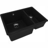 Мойка кухонная LEMARK SINARA 550.2-U антрацит 9910079